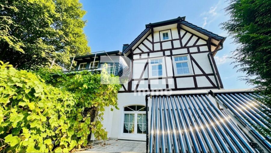Sanierter Wohntraum mit Garten / Terrasse und 2 Garagen + vielen Extras - Rückansicht